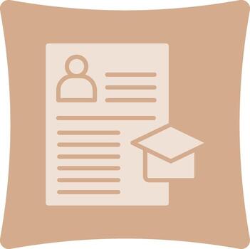 Student Record Web Based Design Element vector