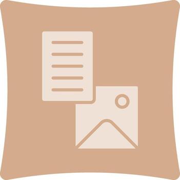 texto a imagen mínimo usuario interfaz elemento vector