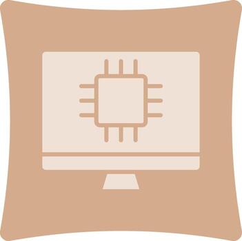 Computer science Outlined Linear Art Illustration vector