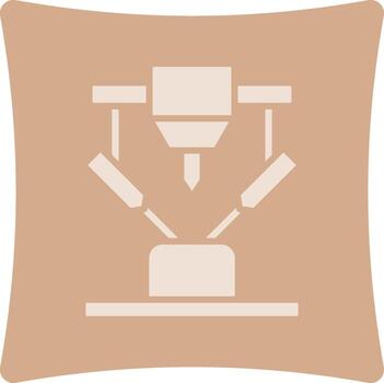 Laser Engineered Net Shape Compact Web Icon Symbol vector