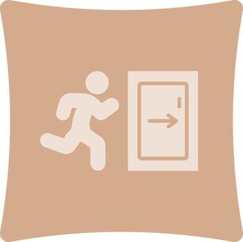 Emergency Exit Modular Graphic Form vector