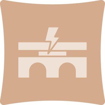 Bridge Sharp Edge Style Visual vector