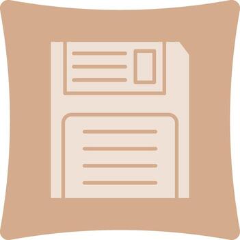 Floppy Disk Three Dimensional Interface Shape vector