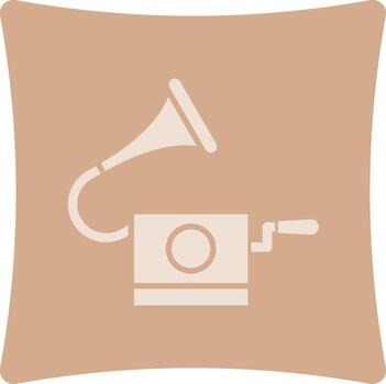 Gramophone User Interface Design Mark vector
