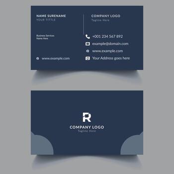 Digital and Modern business Card Template Design. Visiting Card Design, Creative Business Card Design. vector