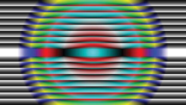 Colorful abstract pattern with concentric circles vector