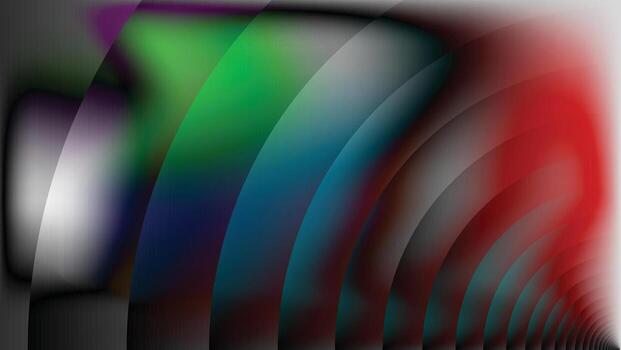 degradado colores concéntrico círculos acanalado vaso fractal neón resumen antecedentes. vector