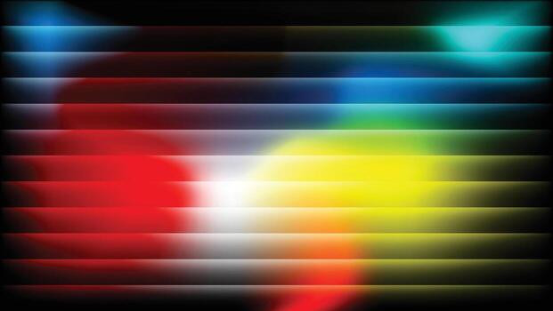 Colorful abstract lines and shapes vector