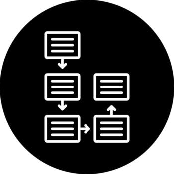 Genetic Sequencing Process Line Circle Inverted vector