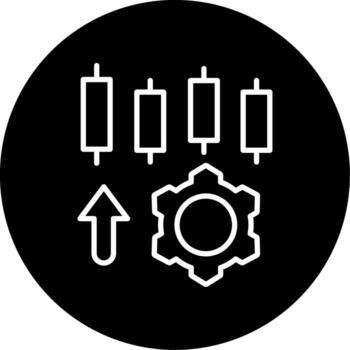 System Configuration Settings Line Circle Inverted vector