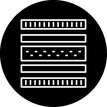 Protective Mattress Layer Line Circle Inverted vector