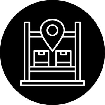 eficiente zona cosecha método línea circulo invertido vector