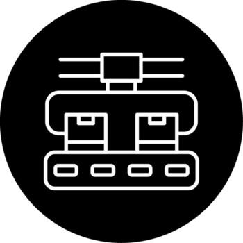 Automated Storage Retrieval System Line Circle Inverted vector