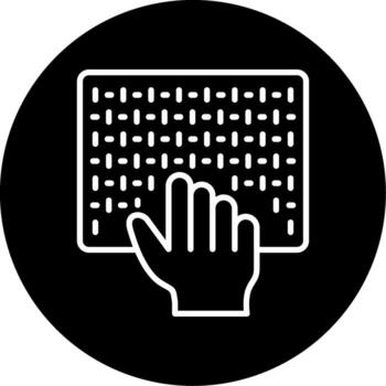 Surface Texture Feel Symbol Line Circle Inverted vector