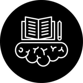 Active Daily Learning Line Circle Inverted vector