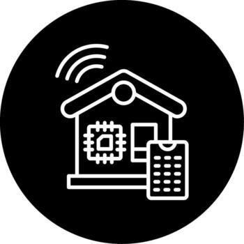 alto velocidad procesador línea circulo invertido vector