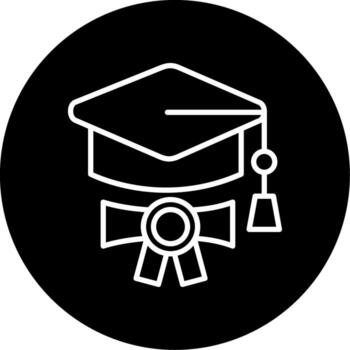 Foreign Language Skills Line Circle Inverted vector