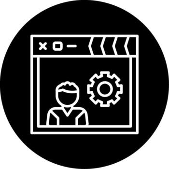 Current Work In Progress Line Circle Inverted vector