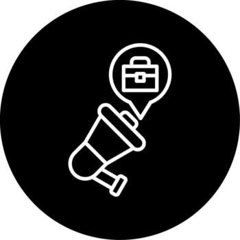 Interview Result Status Line Circle Inverted vector