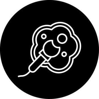 Egg Fertilization Line Circle Inverted vector