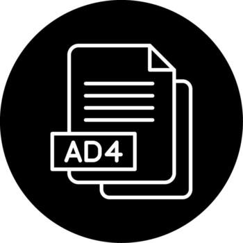 audio anuncio 4 archivo línea circulo invertido vector