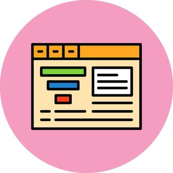conversión circulo lleno circulo icono vector