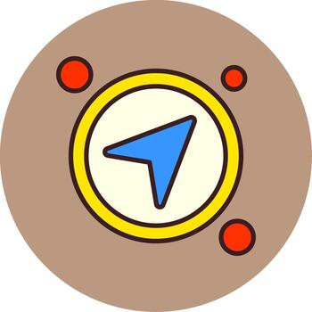 Share Button Navigation Filled Circle Icon Design vector