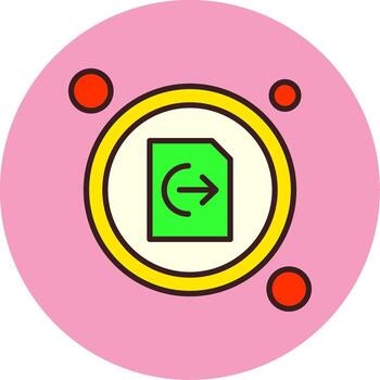 siguiente página botón navegación lleno circulo icono vector