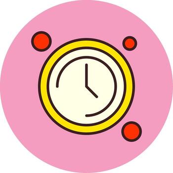 histroy botón navegación lleno circulo icono vector