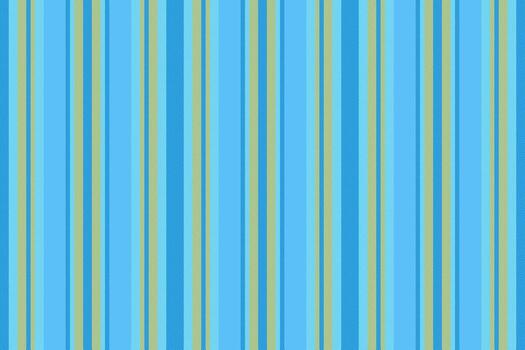 Bollage stripe seamless, geometry background fabric vertical. Pevival textile lines pattern texture in cyan and amber colors. vector
