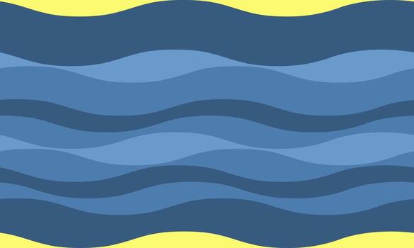 Serene abstract wave pattern. Perfect for backgrounds, website design, or textile prints. Evokes calmness, fluidity, and summer vibes. Use as a tranquil backdrop or vibrant design element. vector