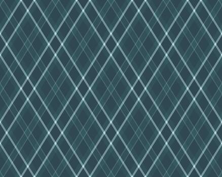 Elegant teal and white diagonal plaid pattern. Perfect for textile design, website backgrounds, or any project needing a sophisticated geometric texture. vector