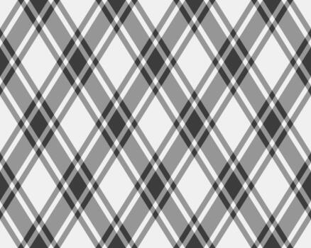 Sleek grayscale plaid pattern. Modern, minimalist design ideal for backgrounds, textiles, or website design. Clean lines and repeating motif offer versatility. vector