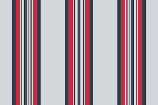 Classic striped pattern featuring vertical bands in shades of gray, red, and dark blue. Versatile backdrop for graphic design, textiles, or modern presentations. vector