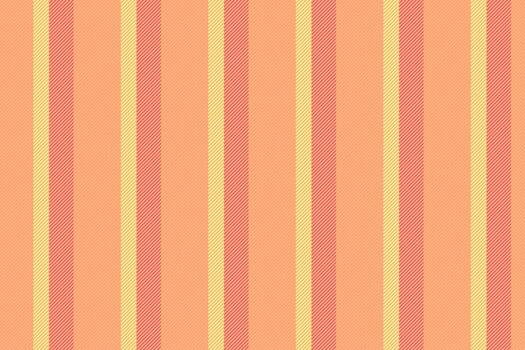 Warm vertical lines seamless, best pattern texture stripe. Menu background fabric textile in orange and red colors. vector