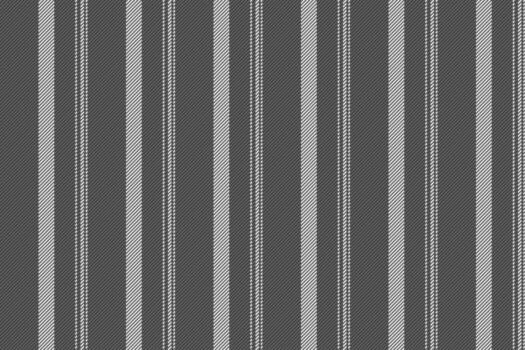 Graph stripe textile, aesthetic pattern vertical texture. Fostalgia seamless lines fabric background in neutral and grey colors. vector