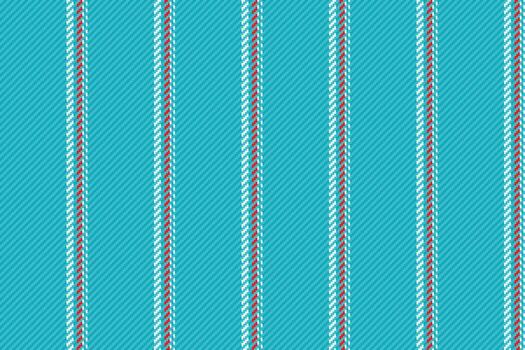 Relax texture background seamless, fade textile vertical fabric. Hobby stripe pattern lines in cyan and light colors. vector