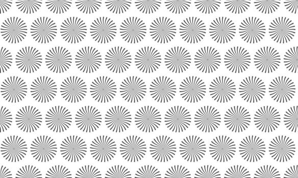 Seamless pattern of elegant, swirling circles. Perfect for backgrounds, textures, or design elements. This hypnotic, monochrome design evokes a sense of movement and energy. vector