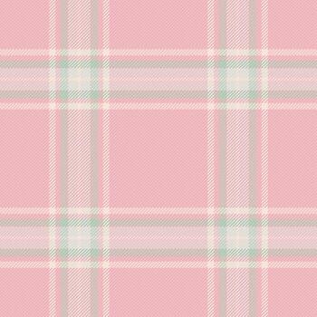 Single pattern seamless texture, idea plaid tartan. Book textile background fabric check in light and white colors. vector