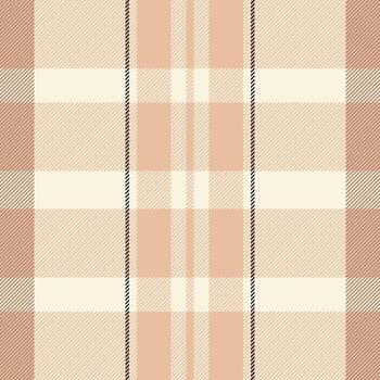 elegante tartán modelo en suave melocotón y beige tonos eterno diseño para antecedentes, textiles, artesanía, o web diseño. versátil, cálido, y atractivo textura. vector