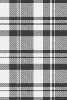 Sleek monochrome plaid pattern. Perfect for textile design, website backgrounds, or adding a touch of classic style to any project. This seamless texture offers a sophisticated, timeless aesthetic. vector