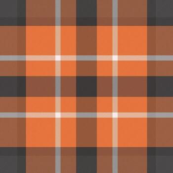clásico tartán modelo en naranja, gris y blanco. versátil para antecedentes, textiles, diseño proyectos y más. evoca calor y tradicional estilo. vector