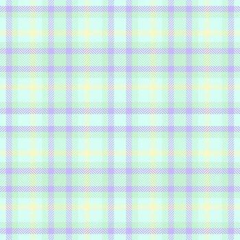 Textured texture check seamless, bedding fabric pattern . Glamour plaid tartan textile background in light and indigo colors. vector