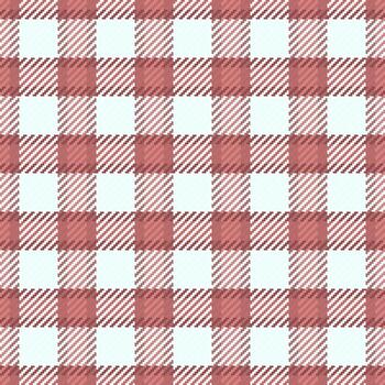Detailed checkered pattern in warm red tones. Classic, rustic design ideal for backgrounds, textiles, or graphic projects needing a traditional touch. vector