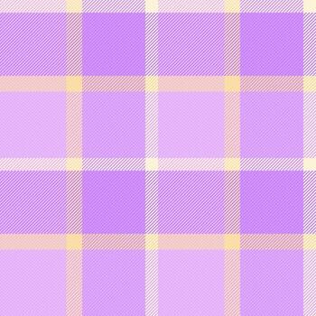 Idea texture fabric tartan, content check seamless pattern. Pillow background textile plaid in violet and purple colors. vector