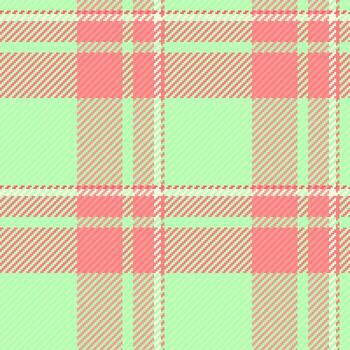 personalizado tela tartán sin costura, puro textura tartán. rectángulo textil antecedentes modelo cheque en rojo y ligero colores. vector