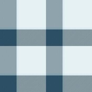 Net textile seamless plaid, down fabric tartan check. Close up background texture pattern in cyan and pastel snow colors. vector