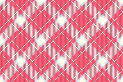 Warmth seamless pattern fabric, britain tartan textile check. Lined background plaid texture in red and light colors. vector