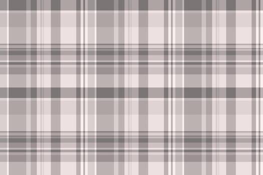 Material tartan texture background, 40s seamless plaid textile. Flow check pattern fabric in grey and white colors. vector