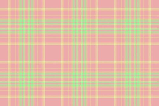Pastel pink, yellow, and green plaid pattern. Perfect for spring designs, fabric prints, or website backgrounds. This soft, repeating texture evokes feelings of warmth and gentleness. vector